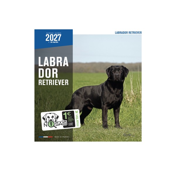 CALENDRIER chien 2027 LABRADOR MARTIN SELLIER-DOGFRENCHTOUCH