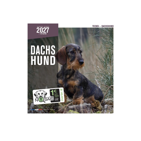 CALENDRIER chien 2027 TECKEL MARTIN SELLIER-DOGFRENCHTOUCH