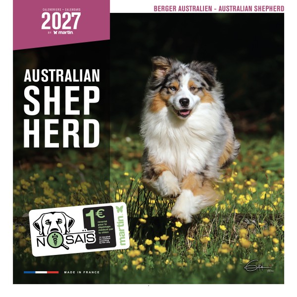 copy of Calendrier chien 2023-2024 Bouledogue français MARTIN SELLIER