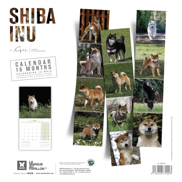 copy of Calendrier chien 2023-2024 Bouledogue français MARTIN SELLIER