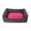 CORBEILLE pour chien ou chat Collection WATERPROOF couleur noir/cerise MARTIN SELLIER-DOGFRENCHTOUCH