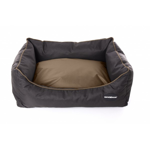 CORBEILLE pour chien ou chat Collection WATERPROOF couleur noir/marron MARTIN SELLIER