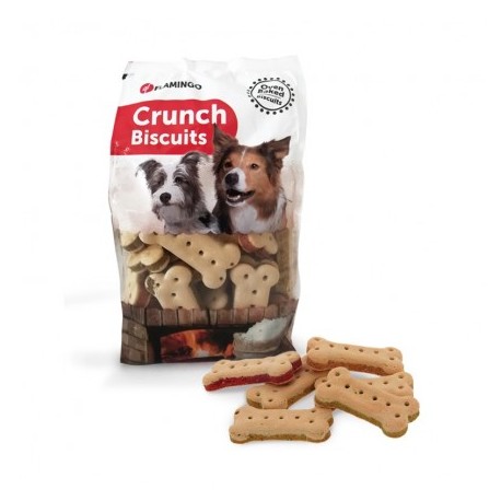 Biscuits pour chien os fourrés sans céréales  FLAMINGO