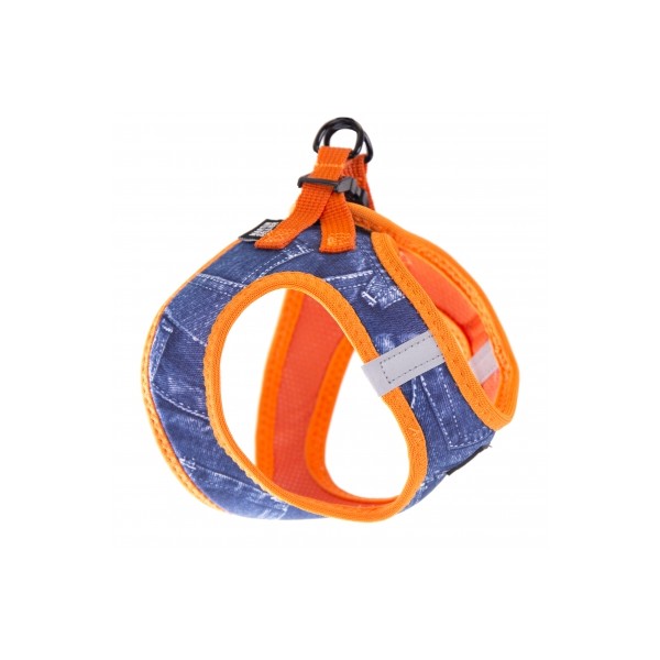HARNAIS MESH pour chien ou chat couleur jean MARTIN SELLIER-DOGFRENCHTOUCH