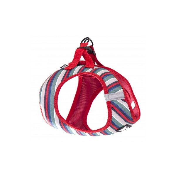 HARNAIS MESH pour chien ou chat couleur Rayure Rouge MARTIN SELLIER-DOGFRENCHTOUCH