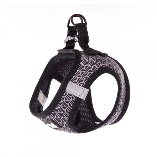 HARNAIS MESH pour chien ou chat couleur éventail noir MARTIN SELLIER-DOGFRENCHTOUCH