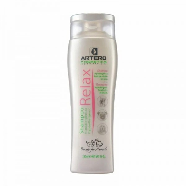 SHAMPOOING REPARATEUR pour chien et chat RELAX pour peaux sensibles ARTERO-DOGFRENCHTOUCH