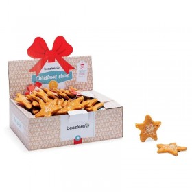 FRIANDISES pour chien BOÎTE DE NOEL 50 BISCUITS ETOILE AU POULET BEEZTEES-DOGFRENCHTOUCH