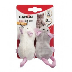 JOUETS pour chat LOT de 2 SOURIS avec herbe à chat CAMON-DOGFRENCHTOUCH