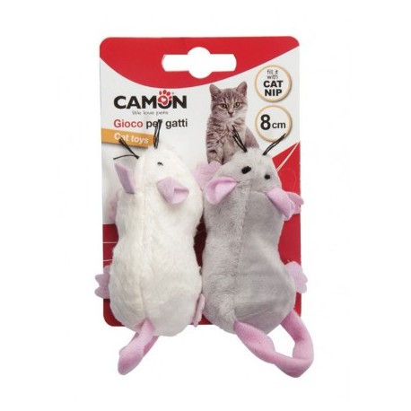 JOUETS pour chat LOT de 2 SOURIS avec herbe à chat CAMON-DOGFRENCHTOUCH