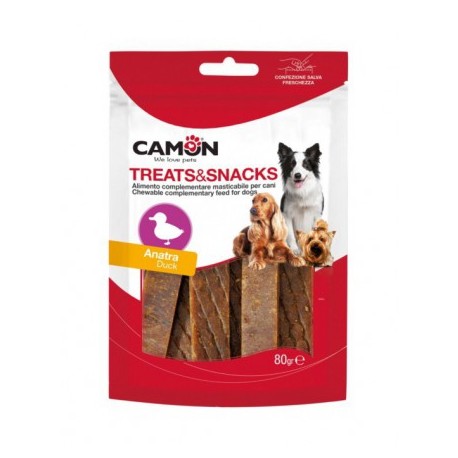 Friandises lamelles moelleuses de canard pour chien CAMON