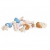 Corde avec os peluche sonore pour chiot et chaton CAMON