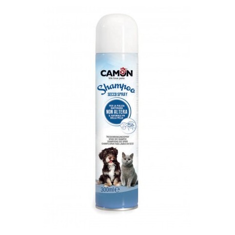 Spray shampooing sec pour chien et chat CAMON