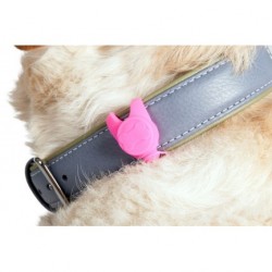 TEMOIN LUMINEUX en silicone à accrocher sur un animal CAMON-DOGFRENCHTOUCH