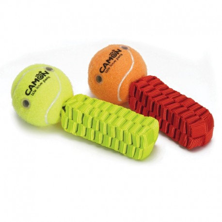 Balle de tennis pour chien lumineuse et sonore CAMON