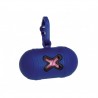 Distributeur sachets ramasse crottes forme os bleu foncé CAMON