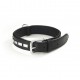 Collier en cuir TEXAS noir pour chien CAMON