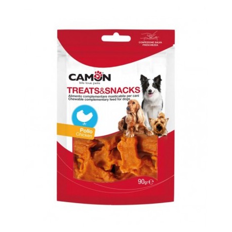 Friandises poulet forme os pour chien CAMON