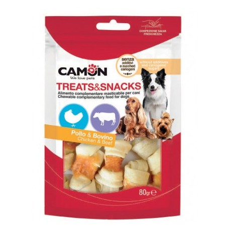 Os noués poulet et boeuf pour chien  CAMON