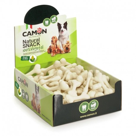 Boîte de 22 os naturels de 10 cm pour chien CAMON