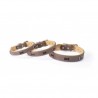 Collier en cuir décor Os pour chien TIMBER CAMON