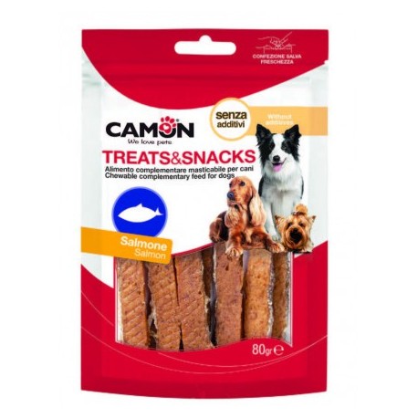 Friandises Snack filet de saumon pour chien CAMON