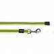 Longe plate nylon jaune réfléchissant pour chien CAMON