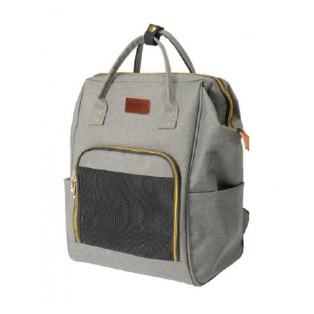 SAC A DOS de transport pour chien FASHION couleur gris CAMON-DOGFRENCHTOUCH