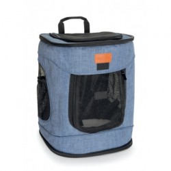 Sac à dos de transport gris BOWLING pour chiens CAMON
