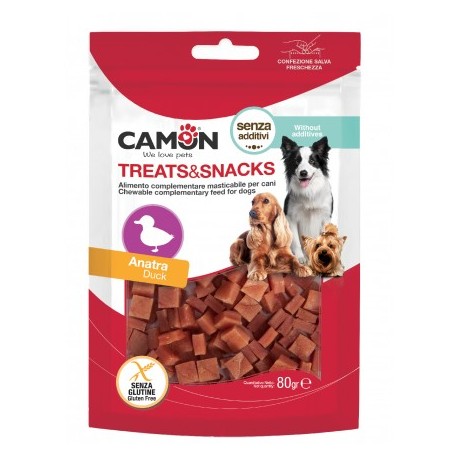 Cubes moelleux au canard pour chien CAMON