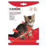 Harnais chaton nylon avec grelot + laisse CAMON