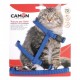 Harnais grand chat nylon + sa laisse assortie CAMON