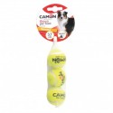 JOUETS pour chien LOT 3 PETITES BALLES DE TENNIS sonores CAMON-DOGFRENCHTOUCH