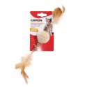 JOUET pour chat STICK MATATABI avec plumes + balle en jute CAMON
