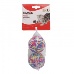 JOUETS pour chat LOT 2 PELOTES de LAINE CAMON-DOGFRENCHTOUCH