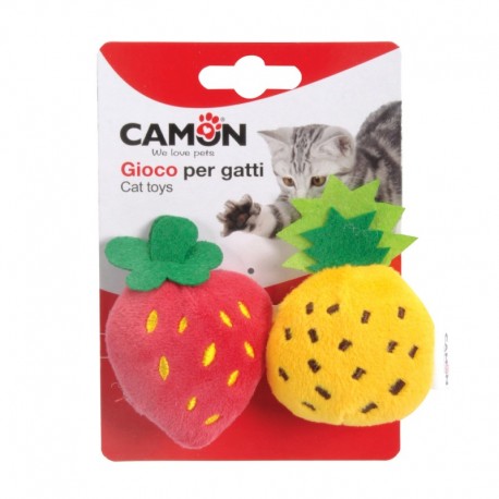 Lot de 2 peluches fruit CAMON