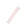 Laisse en cuir rose avec strass pour chien Camon