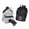 Distributeur ramasse-crottes + recharge forme sac à dos pour chien FLAMINGO
