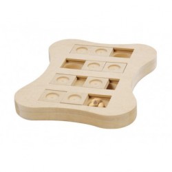 Jouet en bois stimulateur cérébral EDISON pour chien FLAMINGO