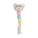 Peluche sonore avec balles pour chiot FLAMINGO