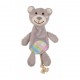 Peluche chiot Ours ou Lapin sonore avec corde