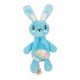 Peluche chiot Ours ou Lapin sonore avec corde FLAMINGO