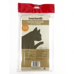 Lot de 10 sacs plastiques propreté pour bac litière chat BEEZTEES