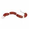 Jouet chapelet de saucisses vinyle et corde pour chiens BEEZTEES