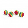 Sachet de 4 balles multicolores BEEZTEES