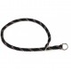 Collier étrangleur noir nylon rond pour chien BEEZTEES
