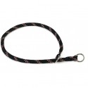 COLLIER ETRANGLEUR pour chien noir nylon rond BEEZTEES - DOGFRENCHTOUCH