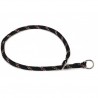 Collier étrangleur noir nylon rond pour chien BEEZTEES