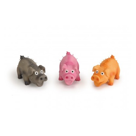 Cochon latex sonore avec picots pour chien BEEZTEES