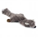 JOUET pour chien PELUCHE RENARD gris sonore BEEZTEES